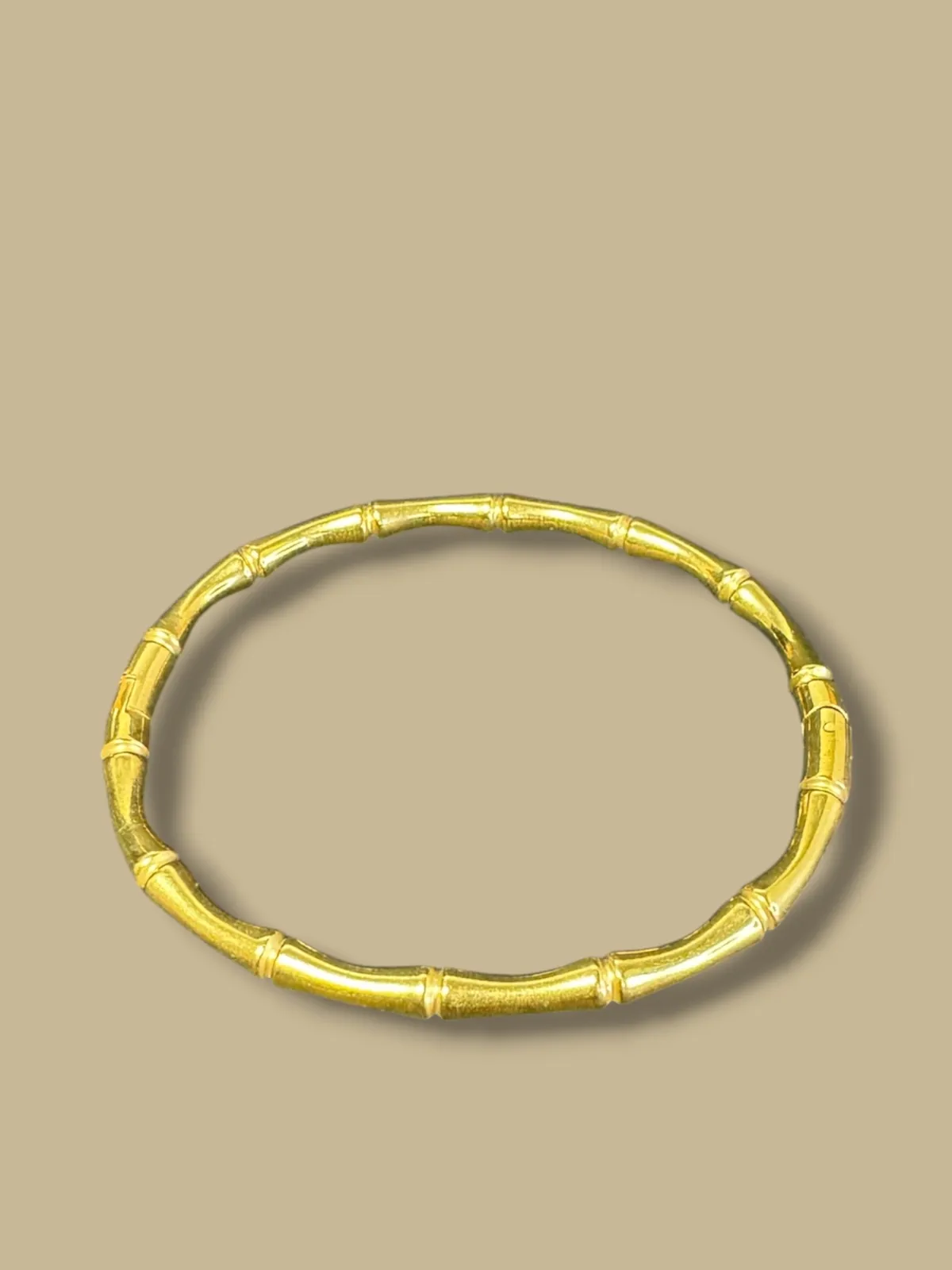 Bangle Bracelet with Pavé Inlay - View 3